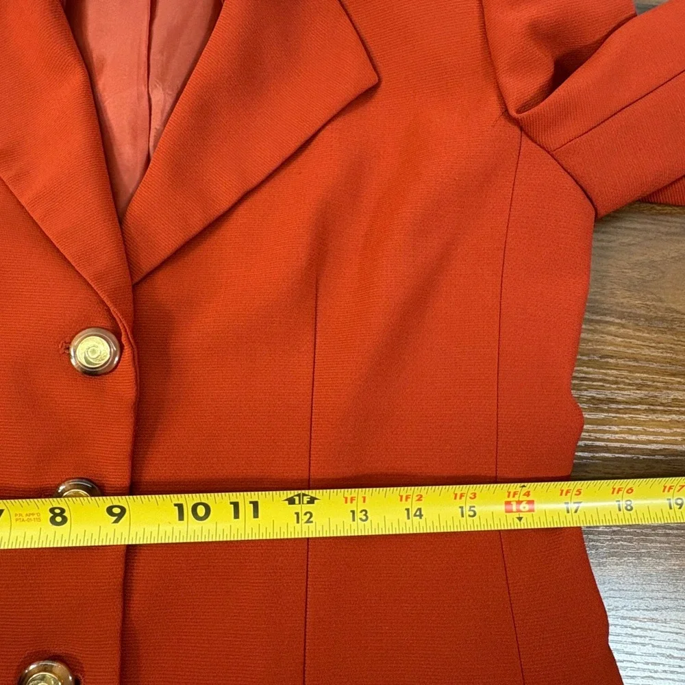Oleg Cassini vibrant burnt